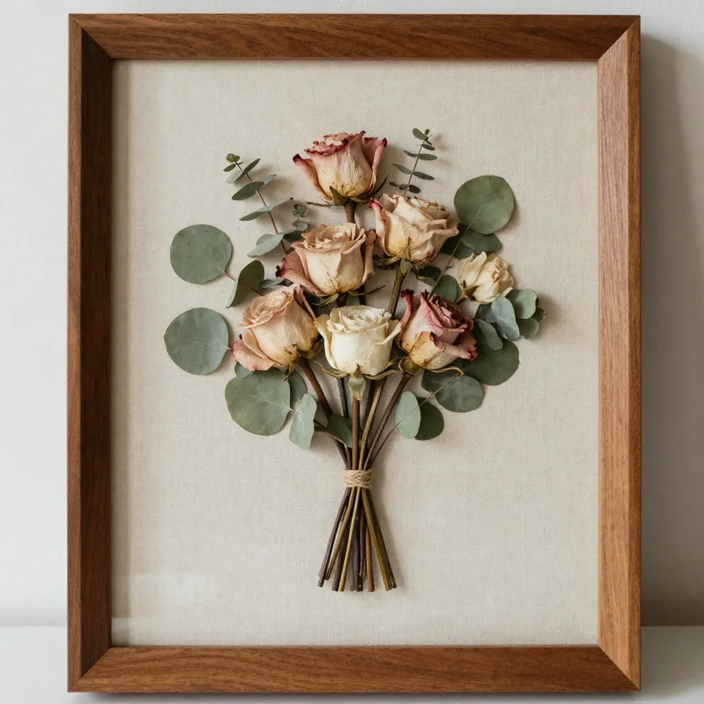 Custom floral preservation arrangements